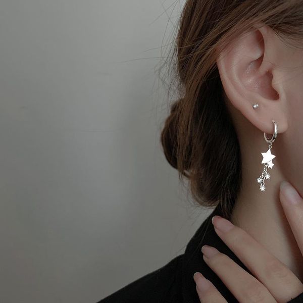 stud 925 sterling silver tassel crystal star bead earrings for women girl elegant party wedding jewelry prevent allergy, Golden;silver
stud 925 sterling silver tassel crystal star bead earrings for women girl elegant party wedding jewelry prevent allergy, Golden;silver