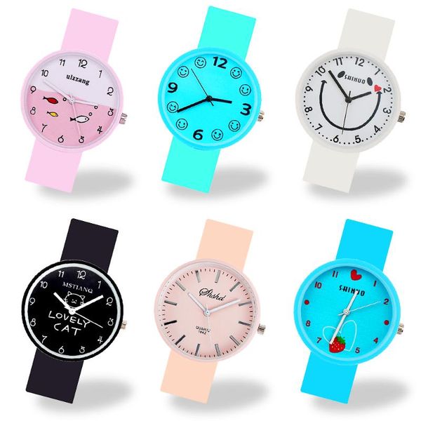wristwatches candy color girl student watch women quartz clock fashion ladies watches for kids children birthday christmas gift, Slivery;brown
wristwatches candy color girl student watch women quartz clock fashion ladies watches for kids children birthday christmas gift, Slivery;brown