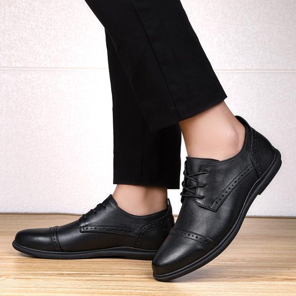 dress shoes fashion business men outdoor classic genuine leather men's suits wedding party oxfords, Black
dress shoes fashion business men outdoor classic genuine leather men's suits wedding party oxfords, Black
