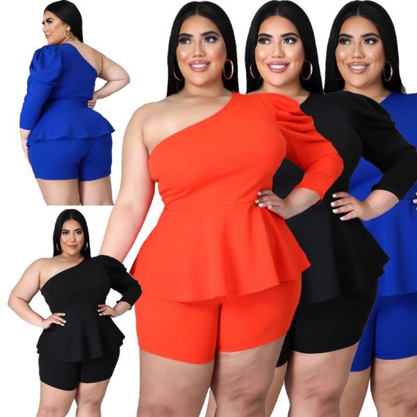 women's tracksuits casual plus size outfits wholesale items one-shoulder puff sleeves solid color folds slim straight pant women c, Gray
women's tracksuits casual plus size outfits wholesale items one-shoulder puff sleeves solid color folds slim straight pant women c, Gray