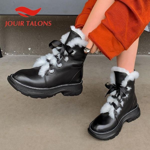 boots jouir talons female shoes brande design snow winter cow leather cross-tied short plush ankle, Black
boots jouir talons female shoes brande design snow winter cow leather cross-tied short plush ankle, Black