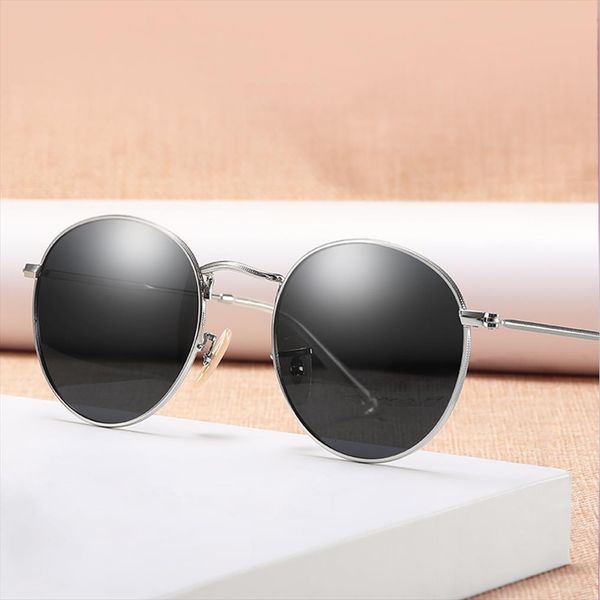 sunglasses men brand designer retro fashion round sun glasses polarized coating uv400 male eyewear for women 3448, White;black
sunglasses men brand designer retro fashion round sun glasses polarized coating uv400 male eyewear for women 3448, White;black