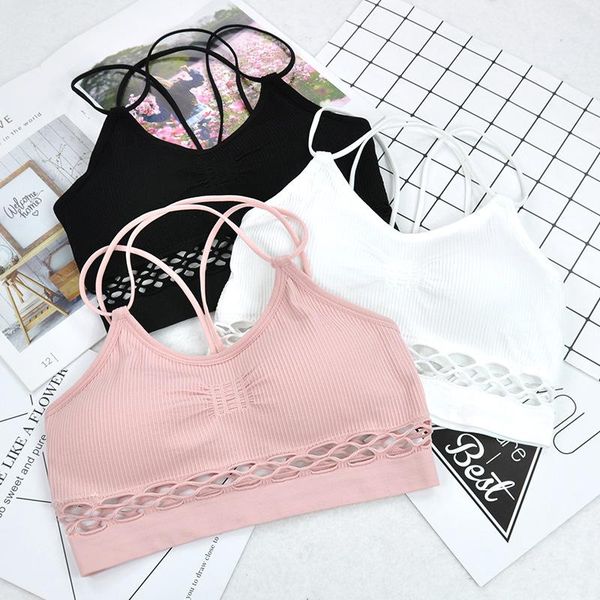 gym clothing yoga running women sports bra solid fitness jogging high elastic cotton underwear female, White;black
gym clothing yoga running women sports bra solid fitness jogging high elastic cotton underwear female, White;black