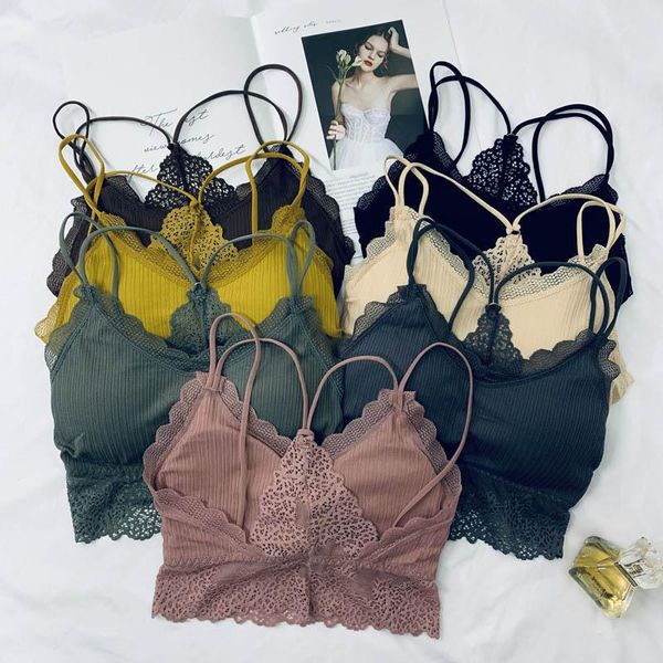 camisoles & tanks women tank crop feamle seamless underwear sleeveless lingerie beauty back lace padded camisole femme, Black;white
camisoles & tanks women tank crop feamle seamless underwear sleeveless lingerie beauty back lace padded camisole femme, Black;white