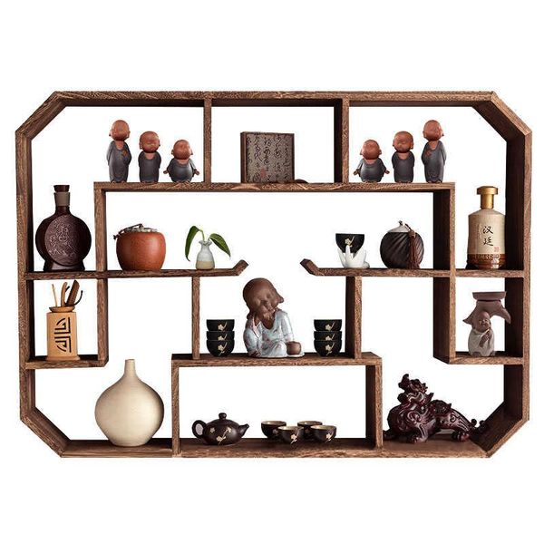 other home decor household solid wood chinese wall mounted teapot display shelf simple modern antique decorative storage rack living room
other home decor household solid wood chinese wall mounted teapot display shelf simple modern antique decorative storage rack living room