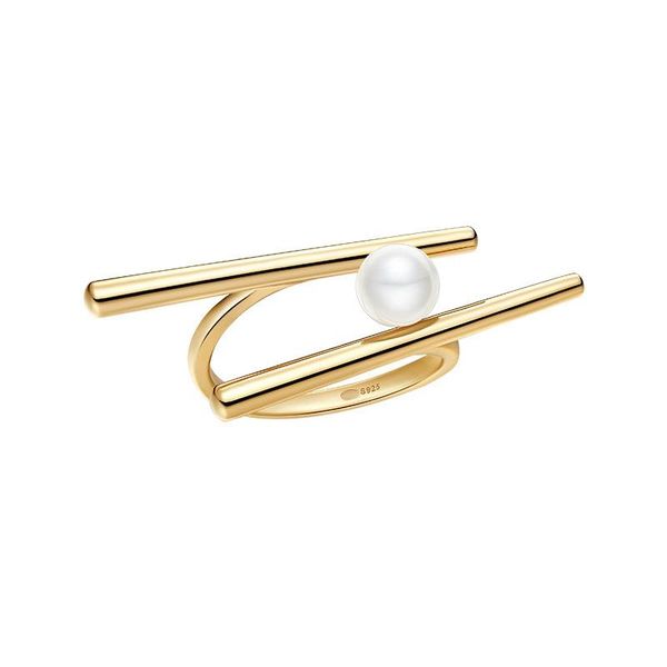 cluster rings sljely fashion real 925 sterling silver yellow gold color mini chopsticks finger ring with pearl women fine party jewelry gift, Golden;silver
cluster rings sljely fashion real 925 sterling silver yellow gold color mini chopsticks finger ring with pearl women fine party jewelry gift, Golden;silver