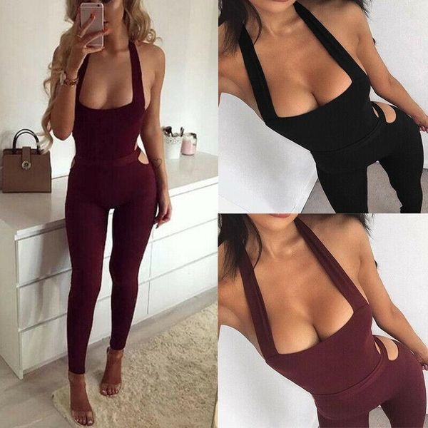 women's jumpsuits & rompers fashion women jumpsuit skinny bandage evening party playsuit romper long pants bodycon, Black;white
women's jumpsuits & rompers fashion women jumpsuit skinny bandage evening party playsuit romper long pants bodycon, Black;white
