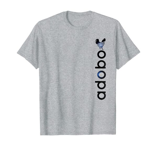funny and elegant filipino adobo shirt, White;black