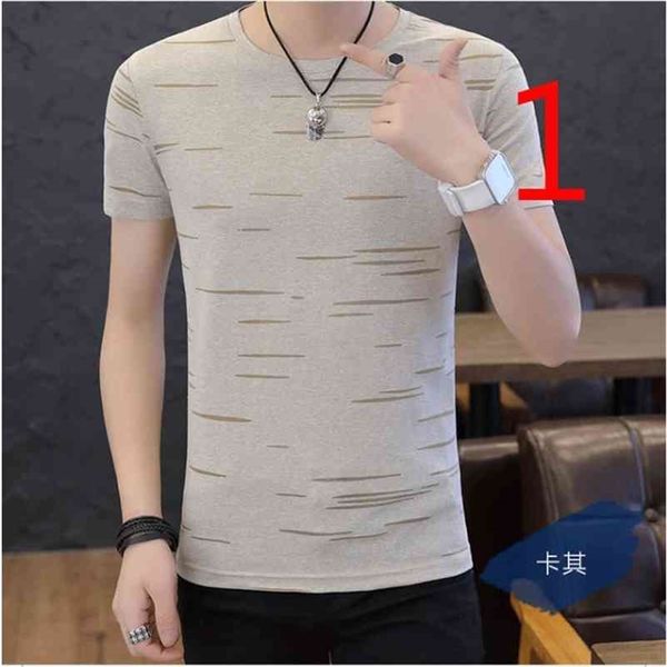 summer short-sleeved t-shirt male korean version of the self-cultivation trend youth thin section cotton casual handsome 210420, White;black
summer short-sleeved t-shirt male korean version of the self-cultivation trend youth thin section cotton casual handsome 210420, White;black