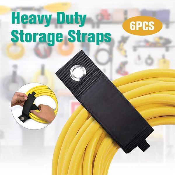 hooks & rails 6pcs heavy duty storage straps nylon extension cord holder organizer hook loop elastic band cable ties
hooks & rails 6pcs heavy duty storage straps nylon extension cord holder organizer hook loop elastic band cable ties