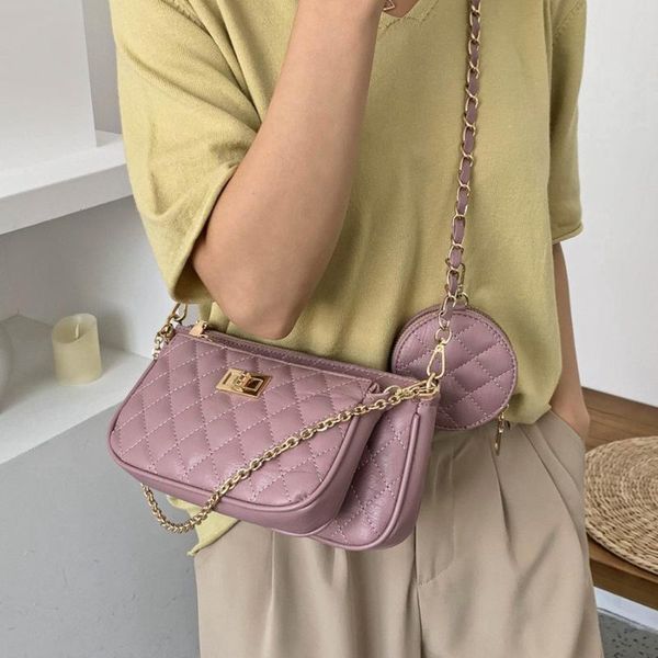 evening bags fashion women messenger three in one shoulder female plaid chains ladies handbags casual crossbody bag totes
evening bags fashion women messenger three in one shoulder female plaid chains ladies handbags casual crossbody bag totes