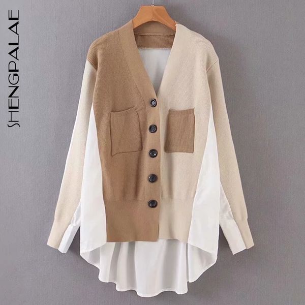 women's knits & tees fashion spring v neck button casual loose knit cardigan women long sleeve hit color shirt sweater za2731 rf3f, White
women's knits & tees fashion spring v neck button casual loose knit cardigan women long sleeve hit color shirt sweater za2731 rf3f, White
