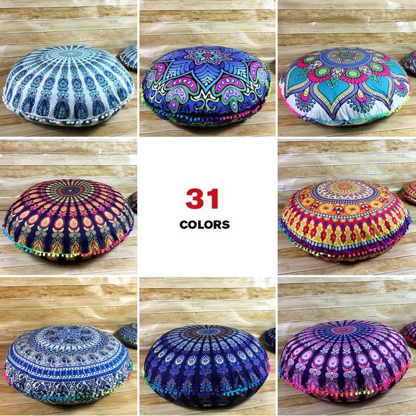 cushion/decorative pillow 43/80cm round mandala pattern pillowcase bohemian cushion cover boho floor pillows case home decoratio
cushion/decorative pillow 43/80cm round mandala pattern pillowcase bohemian cushion cover boho floor pillows case home decoratio