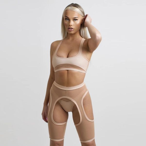 women's tracksuits yeiteiy summer simplicity four-piece backless see-through camisole collocation briefs high-waist shorts suit, Gray
women's tracksuits yeiteiy summer simplicity four-piece backless see-through camisole collocation briefs high-waist shorts suit, Gray