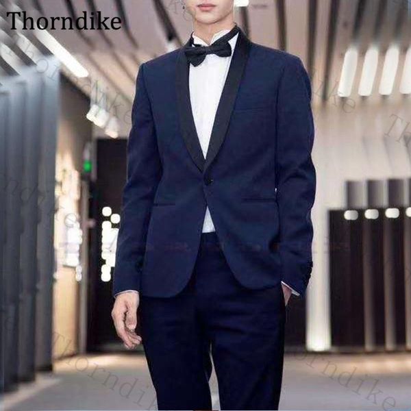 men's suits & blazers thorndike shawl lapel prom party navy blue slim fit suit men for wedding tuxedos custom made groom summer set, White;black
men's suits & blazers thorndike shawl lapel prom party navy blue slim fit suit men for wedding tuxedos custom made groom summer set, White;black