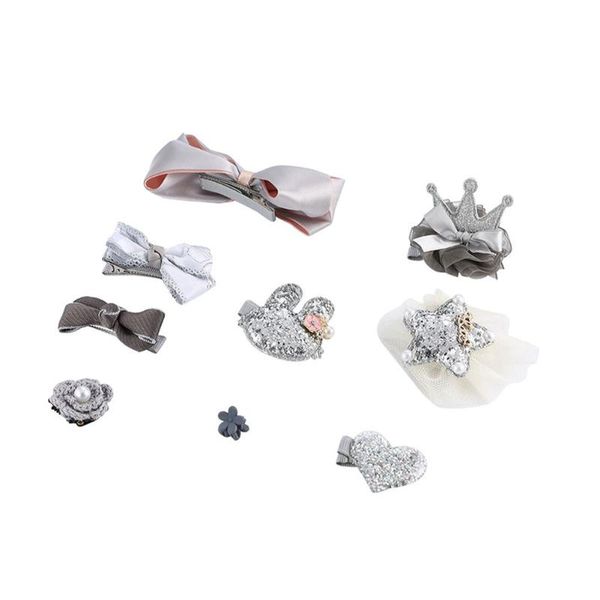 hair accessories 10 pcs baby bow hairpin mini safety girl headband bowknot hairband children babyhair 2021, Slivery;white
hair accessories 10 pcs baby bow hairpin mini safety girl headband bowknot hairband children babyhair 2021, Slivery;white