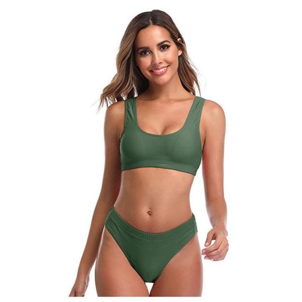 women's swimwear summer solid color steel strap without chest pad bandage split bathing suit swimsuit women, White;black
women's swimwear summer solid color steel strap without chest pad bandage split bathing suit swimsuit women, White;black