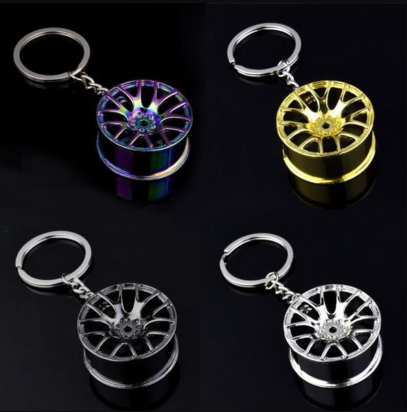 luxury wheel hub key chain zinc alloy tire styling car key ring auto modification parts key holder for car accessories, Silver
luxury wheel hub key chain zinc alloy tire styling car key ring auto modification parts key holder for car accessories, Silver