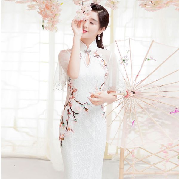 girls' 2021 summer slim fitting fishtail cheongsam improved national young style evening drs, Black;gray
girls' 2021 summer slim fitting fishtail cheongsam improved national young style evening drs, Black;gray