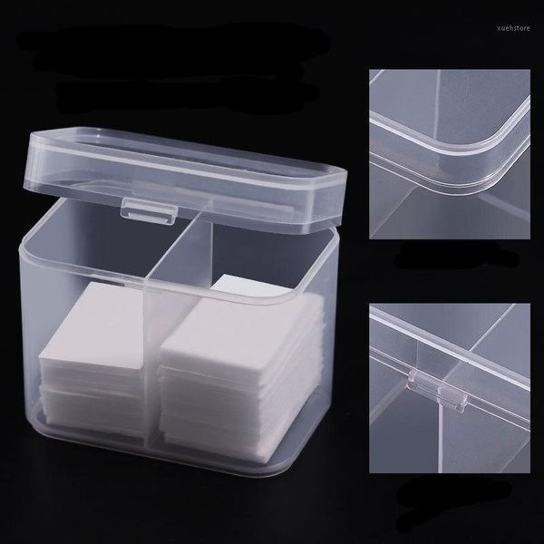 double grids nail cleaning cotton pads transparent plastic storage box art remover towel receiving case manicure tool kits1
double grids nail cleaning cotton pads transparent plastic storage box art remover towel receiving case manicure tool kits1