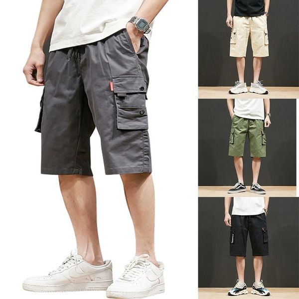 max weight 130kg, summer fashion men's overalls straight shorts plus size five-point pants, White;black
max weight 130kg, summer fashion men's overalls straight shorts plus size five-point pants, White;black