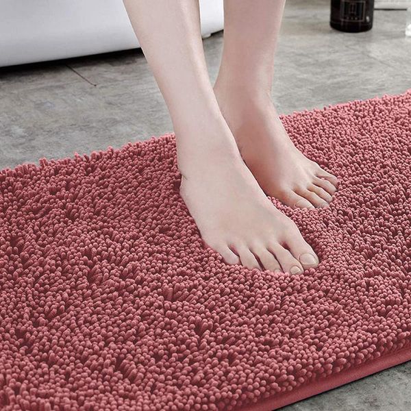 bath mats water-absorbing mat bathroom rug anti-slip shower carpet chenille plush floor for toilet bedroom 40x60cm
bath mats water-absorbing mat bathroom rug anti-slip shower carpet chenille plush floor for toilet bedroom 40x60cm