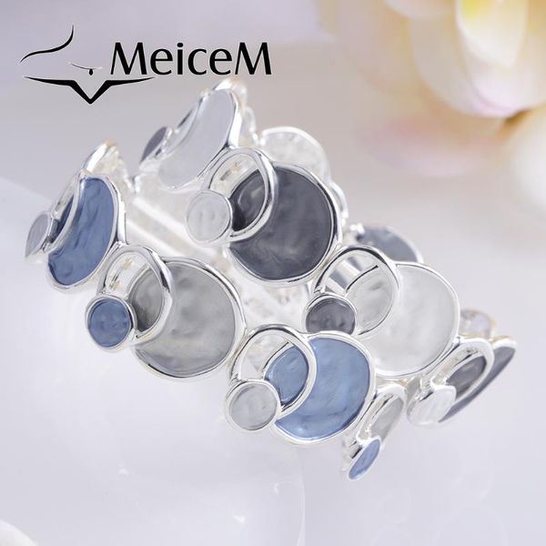 beaded, strands meicem fashion gray white enamel circle bracelet jewelry adjustable bracelets bangles 2021 women's alloy for party wedd, Black
beaded, strands meicem fashion gray white enamel circle bracelet jewelry adjustable bracelets bangles 2021 women's alloy for party wedd, Black