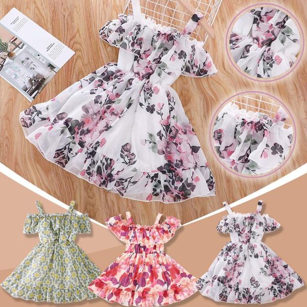 girl's dresses summer toddler kids baby girls sling chiffon print princess dress casual children beach vestidos, Red;yellow
girl's dresses summer toddler kids baby girls sling chiffon print princess dress casual children beach vestidos, Red;yellow