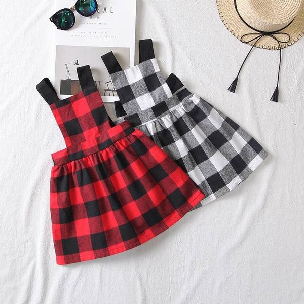girl's dresses autumn girls plaid cotton casual suspender children clothing e16361 lhei, Red;yellow
girl's dresses autumn girls plaid cotton casual suspender children clothing e16361 lhei, Red;yellow