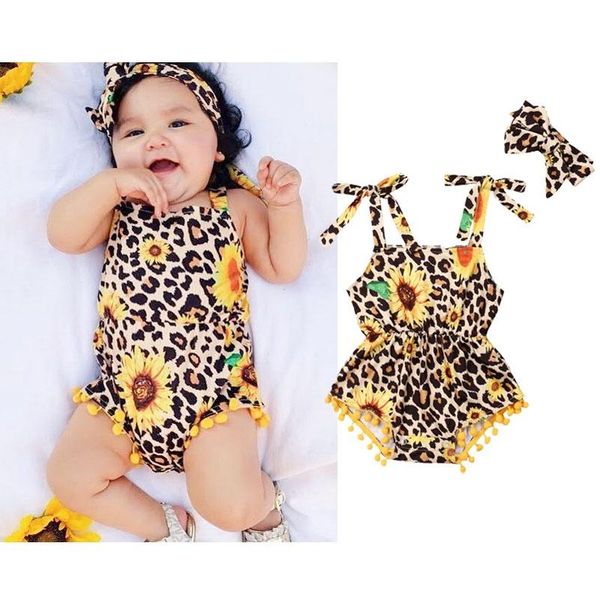 clothing sets 2021 infant baby kid girl sunflower leopard romper summer bodysuit jumpsuit + headband clothes set, White
clothing sets 2021 infant baby kid girl sunflower leopard romper summer bodysuit jumpsuit + headband clothes set, White