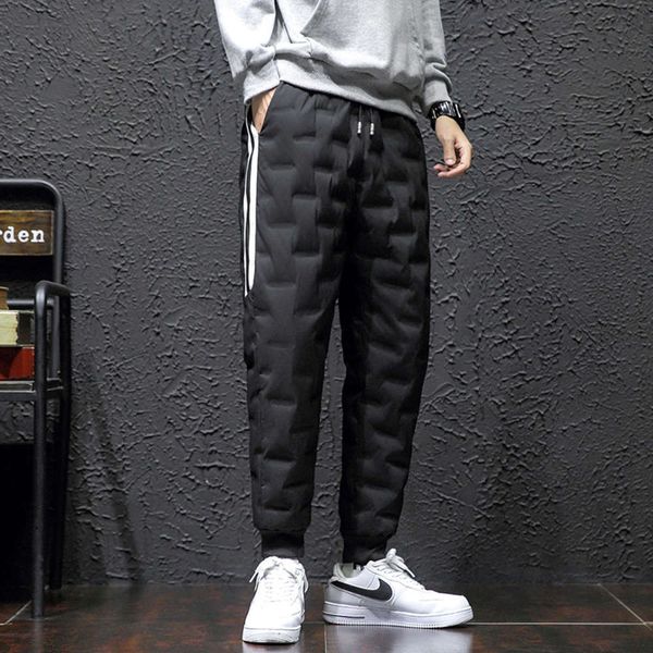 pants men's loose casual winter fashion lightweight warm down c6v0, Black
pants men's loose casual winter fashion lightweight warm down c6v0, Black