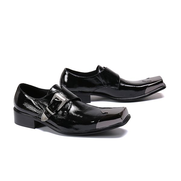 genuine leather fashion men business dress shoes buckle strap iron toe black glitter oxford breathable wedding formal shoes men
genuine leather fashion men business dress shoes buckle strap iron toe black glitter oxford breathable wedding formal shoes men