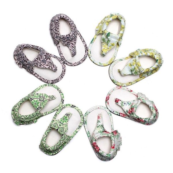 first walkers summer baby shoes girl boy flip flops pu leather lace up peep toe flat toddler beach