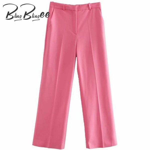 women's pants & capris blingblingee 2021 summer autumn pink career fashion zipper closed high waist woman casual ankle length straight, Black;white
women's pants & capris blingblingee 2021 summer autumn pink career fashion zipper closed high waist woman casual ankle length straight, Black;white