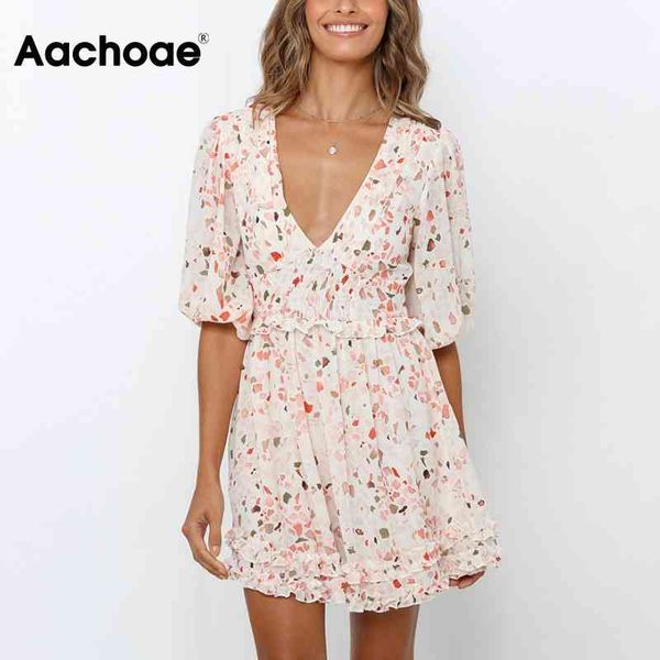 aachoae summer print mini dress women deep v neck pleated dresses lantern sleeve beach chiffon dress sundress robe femme 210413, Black;gray
aachoae summer print mini dress women deep v neck pleated dresses lantern sleeve beach chiffon dress sundress robe femme 210413, Black;gray