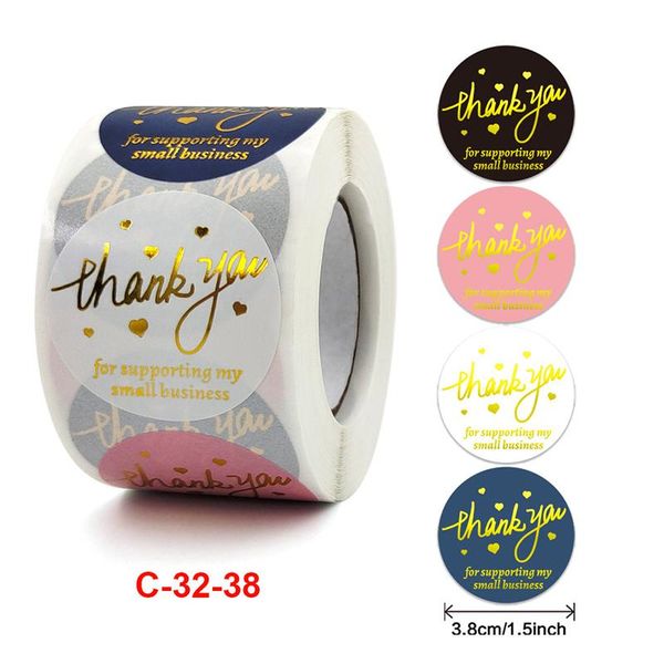 gift wrap bronzing thank you stickers roll colorful 500pcs round for wedding birthday party favor holiday celebration
gift wrap bronzing thank you stickers roll colorful 500pcs round for wedding birthday party favor holiday celebration