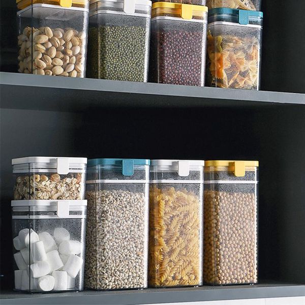 500/1000/1600ml storage container plastic kitchen refrigerator noodle box multigrain tank transparent sealed bottles & jars
500/1000/1600ml storage container plastic kitchen refrigerator noodle box multigrain tank transparent sealed bottles & jars