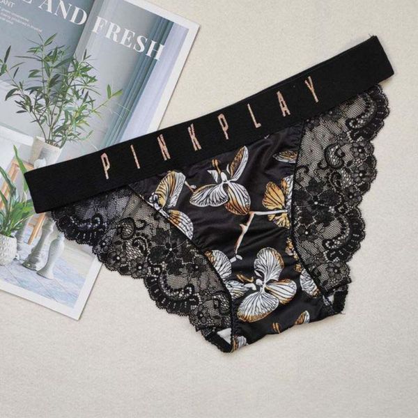 women's panties lace female cotton printed low waist seamless briefs ladies fashion underwear, Black;pink
women's panties lace female cotton printed low waist seamless briefs ladies fashion underwear, Black;pink