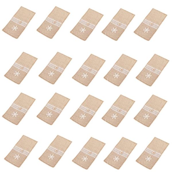 hanging baskets 20pcs jute burlap lace cutlery pouch wedding fork and knife storage bag tableware party decoration supplies christmas table
hanging baskets 20pcs jute burlap lace cutlery pouch wedding fork and knife storage bag tableware party decoration supplies christmas table