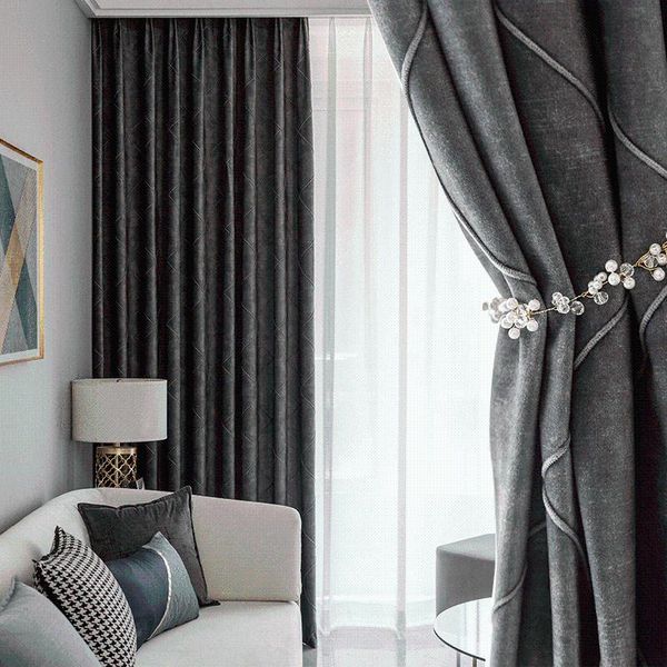 simple shading finished window curtains thickening for bedroom living room soundproof insulation curtain fabric & drapes
simple shading finished window curtains thickening for bedroom living room soundproof insulation curtain fabric & drapes