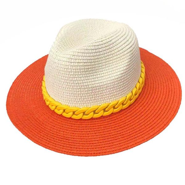wide brim hats straw hat color stitching woven beach men and women outdoor sunscreen sun chain donut, Blue;gray
wide brim hats straw hat color stitching woven beach men and women outdoor sunscreen sun chain donut, Blue;gray