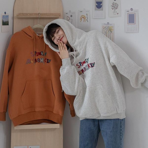 women's hoodies & sweatshirts letter print hooded sweatshirt fall/winter 2021 loose college style long sleeve pullover en*, Black
women's hoodies & sweatshirts letter print hooded sweatshirt fall/winter 2021 loose college style long sleeve pullover en*, Black