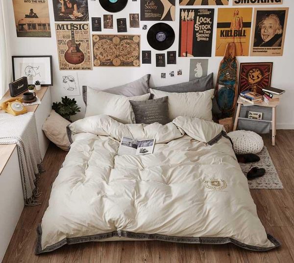 bedding sets pure 100% cotton embroidery bedclothes jacquard cover duvet bed sheet flat/fitted king linen white
bedding sets pure 100% cotton embroidery bedclothes jacquard cover duvet bed sheet flat/fitted king linen white