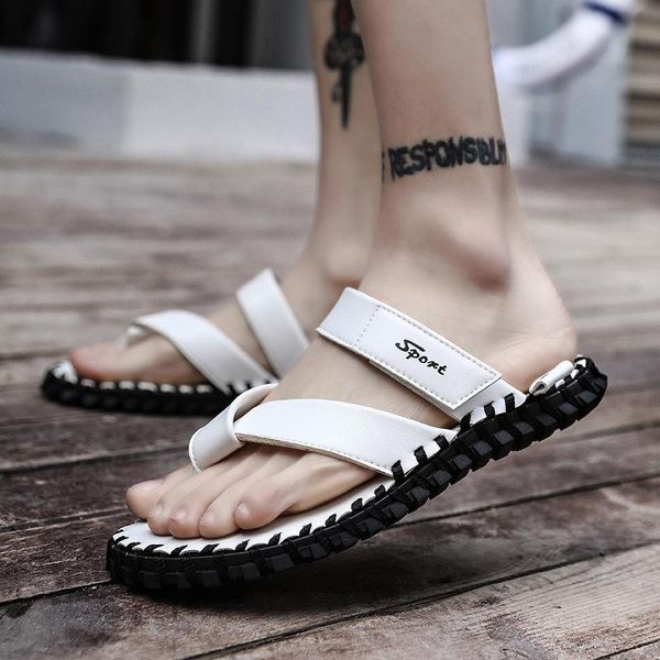 slippers thick soled beach fashion outside men's leisure concise microfiber summer flip flops sewing solid platform men shoes, Black
slippers thick soled beach fashion outside men's leisure concise microfiber summer flip flops sewing solid platform men shoes, Black