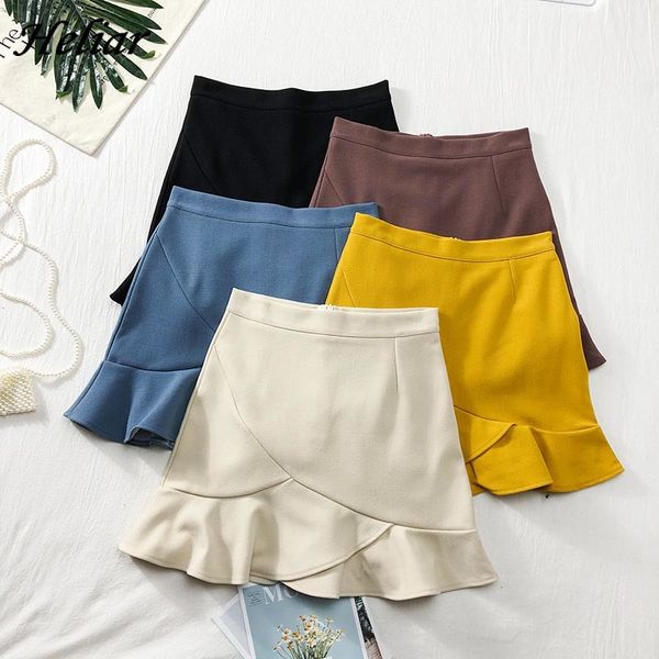 skirt ruffles a-line mini chic beach south korean solid students high waist summer women 210518, Black
skirt ruffles a-line mini chic beach south korean solid students high waist summer women 210518, Black