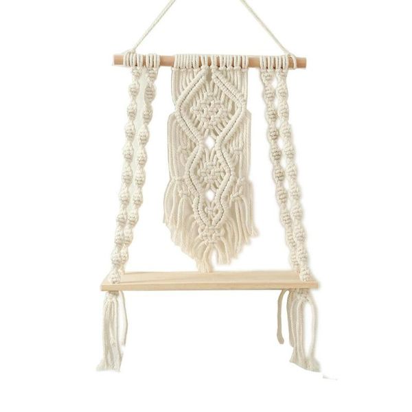 tapestries woven tapestry shelf macrame wall-mounted with handmade cotton rope rustic decor and decorative plant holder for home
tapestries woven tapestry shelf macrame wall-mounted with handmade cotton rope rustic decor and decorative plant holder for home
