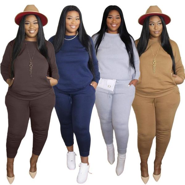 plus size long sleeve clothing womens tracksuits 4xl 2 piece set sweatsuit pocketssweatpants leggings outfit tracksuit winter wholesale, Gray
plus size long sleeve clothing womens tracksuits 4xl 2 piece set sweatsuit pocketssweatpants leggings outfit tracksuit winter wholesale, Gray
