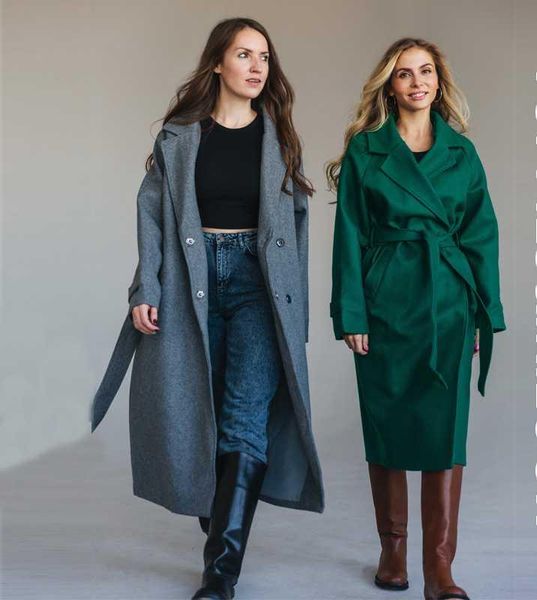 women's wool & blends 2021 blend coat womens long jacket 50% korean ladies outwear covered button, Black
women's wool & blends 2021 blend coat womens long jacket 50% korean ladies outwear covered button, Black