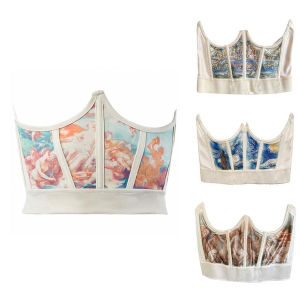 belts women vintage angel print corset girdle boned waist shaper underbust bustier axyd, Black;brown
belts women vintage angel print corset girdle boned waist shaper underbust bustier axyd, Black;brown
