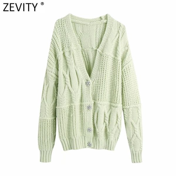zevity women fashion v neck patchwork cardigan knitting sweater female chic long sleeve diamond buttons casual outwear s566 210419, White;black
zevity women fashion v neck patchwork cardigan knitting sweater female chic long sleeve diamond buttons casual outwear s566 210419, White;black